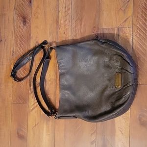 Marc by Marc Jacobs gray leather handbag crossbody/shoulder